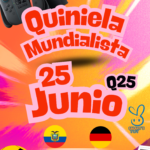 QUINIELA ECUADOR - ALEMANIA