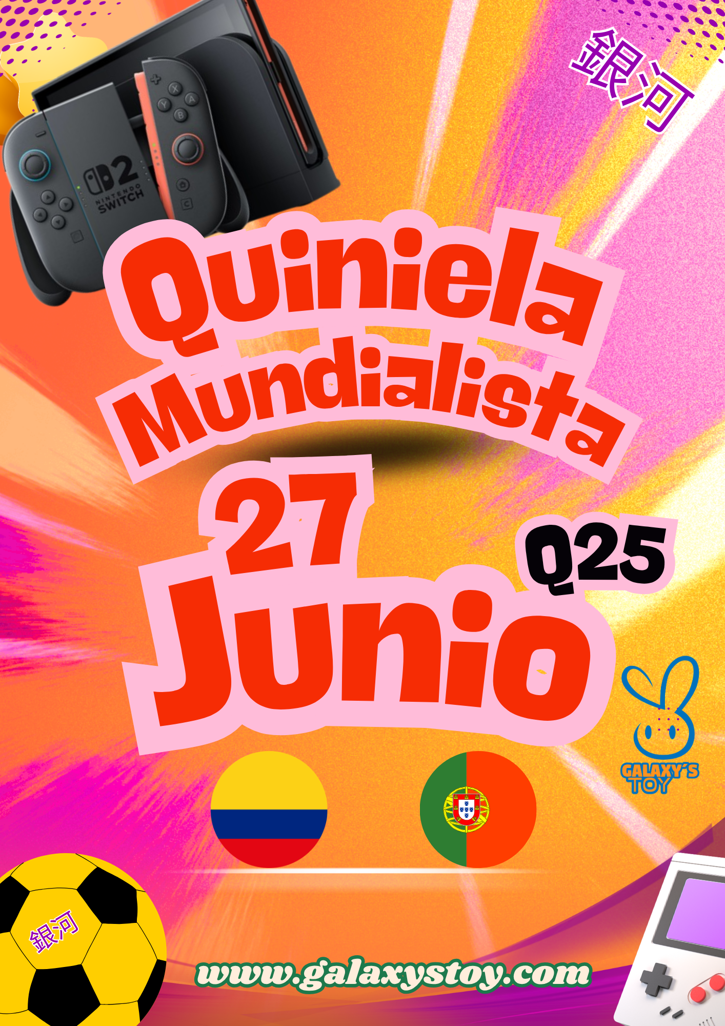 27 Junio 2026 QUINIELA COLOMBIA - PORTUGAL - Imagen 1