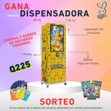 3 SOBRE DE REFUERZO Y SORTEO DISPENSADORA