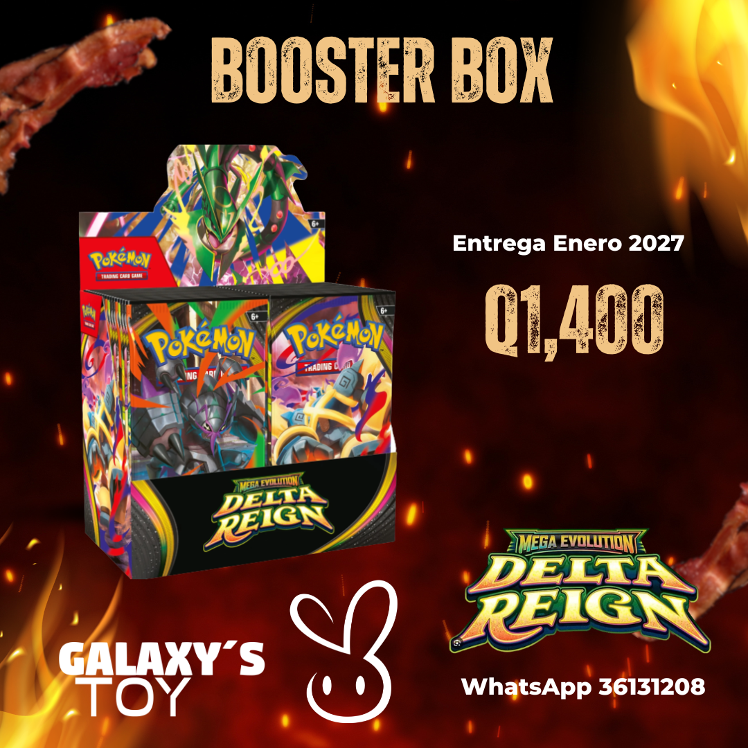 Post de Instagram de hamburguesa llamativo rojo con fuego (1) BOOSTER BOX DELTA REIGN - Imagen 1